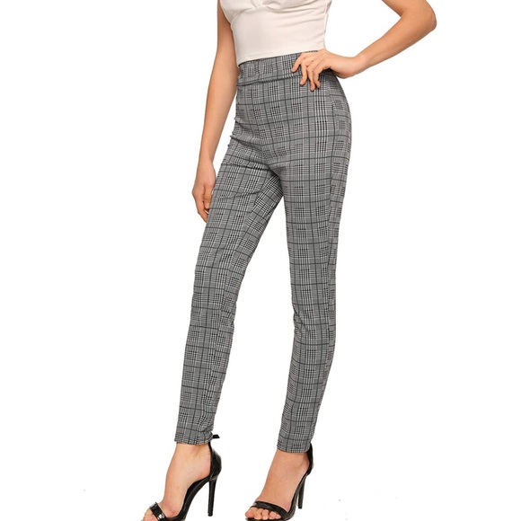 Super Cute Houndstooth Work pants - Picture 1 of 5